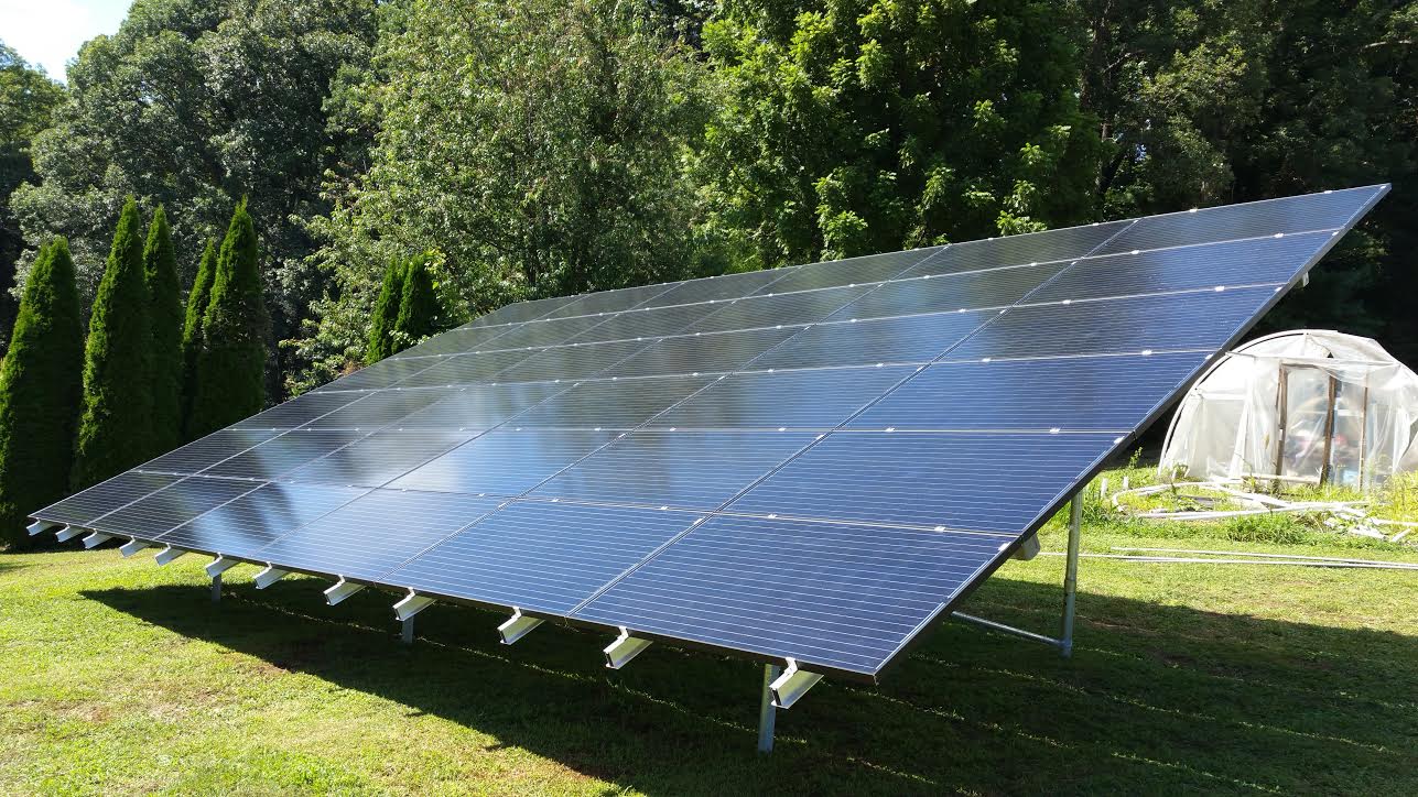 Commercial solar ground mount