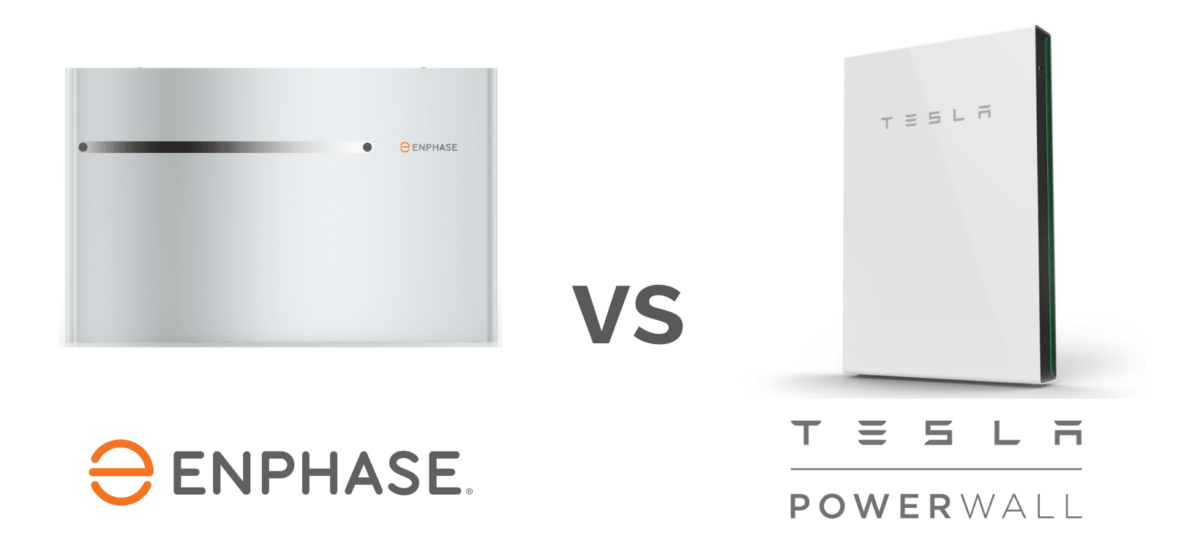 Enphase Encharge vs Tesla Power Wall