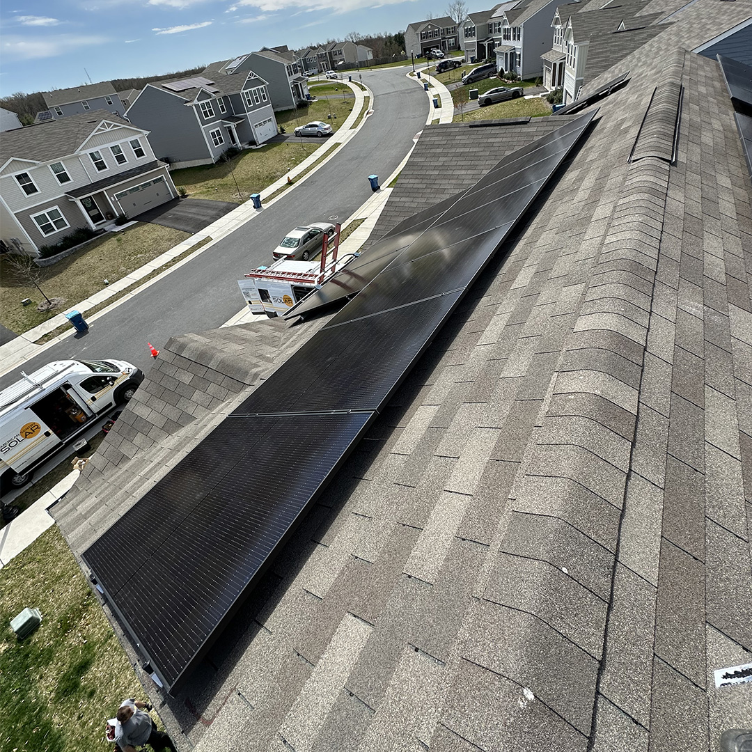 Ground Mount Solar Panel Install - Sykesville MD Howard County 21784